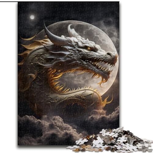Puzzle 1000 Teile Drache aus Holz, EIN tolles Geschenk für Familienspaß, 50x75cm, für die Inneneinrichtung, ideales Weihnachts- und Neujahrsgeschenk für Teenager Puzzle 1000 Teile Drache aus Holz, EIN tolles Geschenk für Familienspaß, 50x75cm, für die Inneneinrichtung, ideales Weihnachts- und Neujahrsgeschenk für Teenager von KAEUVBAOP