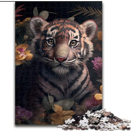 Puzzle 1000 Teile für Erwachsene, Fantasie-Tiger aus Holz, Spielzeug, Geschenk, lehrreich, intellektuell, entspannend, lustiges Familienspiel, 50x75cm, Geburtstagsfeier für Männer und Frauen Puzzle 1000 Teile für Erwachsene, Fantasie-Tiger aus Holz, Spielzeug, Geschenk, lehrreich, intellektuell, entspannend, lustiges Familienspiel, 50x75cm, Geburtstagsfeier für Männer und Frauen von KAEUVBAOP