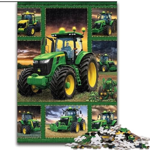 Puzzle 1000 Teile für Erwachsene, Traktor-Collage-Puzzle, interaktives Familienspiel, ideal für Teenager, Denksport-Geschenk, 50x75cm von KAEUVBAOP