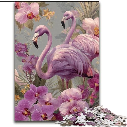 Puzzle 1000 Teile für Erwachsene Flamingoblumen Puzzle Spiel für Erwachsene Geschenk Familieninteraktives Spiel Gehirnherausforderung Geschenk 50X75CM Puzzle 1000 Teile für Erwachsene Flamingoblumen Puzzle Spiel für Erwachsene Geschenk Familieninteraktives Spiel Gehirnherausforderung Geschenk 50X75CM von KAEUVBAOP