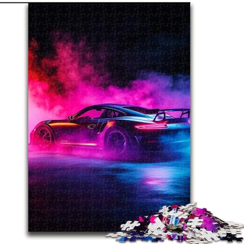 Puzzle 1000 Teile für Erwachsene Rauchsportwagen-Puzzle Spiel für Erwachsene Geschenk Familieninteraktives Spiel Gehirnherausforderung Geschenk 50X75CM Puzzle 1000 Teile für Erwachsene Rauchsportwagen-Puzzle Spiel für Erwachsene Geschenk Familieninteraktives Spiel Gehirnherausforderung Geschenk 50X75CM von KAEUVBAOP