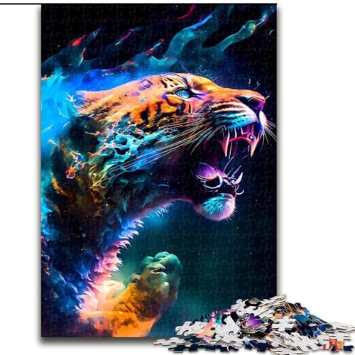 Puzzle 1000 Teile für Erwachsene Tiger aus Holz, Perfekt als Geburtstags-, Weihnachts- und Halloweengeschenk 50x75cm Herausfordernd und unterhaltsam, Familienaktivität Puzzle 1000 Teile für Erwachsene Tiger aus Holz, Perfekt als Geburtstags-, Weihnachts- und Halloweengeschenk 50x75cm Herausfordernd und unterhaltsam, Familienaktivität von KAEUVBAOP