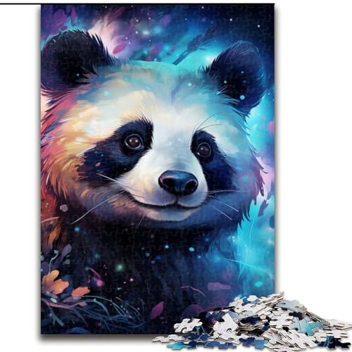 Puzzle für Erwachsene, 1000 Kunst-Tierpanda, aus Holz, EIN tolles Geschenk für Familienspaß, 50x75cm, anspruchsvolles Denkspiel – entspannendes Spielzeug für Teenager von KAEUVBAOP