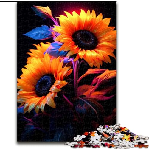 Puzzle für Erwachsene, 1000 Sonnenblumen aus Holz, EIN tolles Geschenk für Familienspaß, 50x75cm, anspruchsvolles Denkspiel – entspannendes Spielzeug für Teenager Puzzle für Erwachsene, 1000 Sonnenblumen aus Holz, EIN tolles Geschenk für Familienspaß, 50x75cm, anspruchsvolles Denkspiel – entspannendes Spielzeug für Teenager von KAEUVBAOP