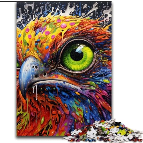 Puzzle für Erwachsene, 1000 Teile, Art Bird Eagle, aus Holz, EIN tolles Geschenk für Familienspaß, 50x75cm, anspruchsvolles Denkspiel – entspannendes Spielzeug für Teenager Puzzle für Erwachsene, 1000 Teile, Art Bird Eagle, aus Holz, EIN tolles Geschenk für Familienspaß, 50x75cm, anspruchsvolles Denkspiel – entspannendes Spielzeug für Teenager von KAEUVBAOP