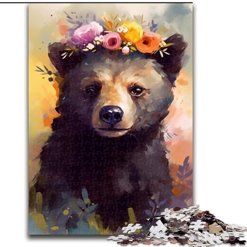 Puzzle für Erwachsene, 1000 Teile, Baby, bunter Braunbär, aus Holz, lustige Aktivität für zu Hause, 50x75cm, Aktivität für Erwachsene und die Familie, DIY-Geschenk zur Heimdekoration Puzzle für Erwachsene, 1000 Teile, Baby, bunter Braunbär, aus Holz, lustige Aktivität für zu Hause, 50x75cm, Aktivität für Erwachsene und die Familie, DIY-Geschenk zur Heimdekoration von KAEUVBAOP