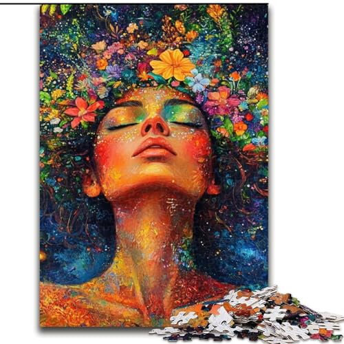 Puzzle für Erwachsene, 1000 Teile, Baumelfen-Feen-Puzzle, Spiel für Erwachsene, Geschenk, Familien-Interaktives Spiel, Gehirn-Herausforderung, Geschenk, 50x75cm von KAEUVBAOP