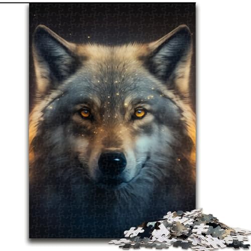 Puzzle für Erwachsene, 1000 Teile, Fantasie-Wolf, aus Holz, EIN tolles Geschenk für Familienspaß, 50x75cm, Lernspielzeug für Teenager, Dekoration für das Homeoffice von KAEUVBAOP