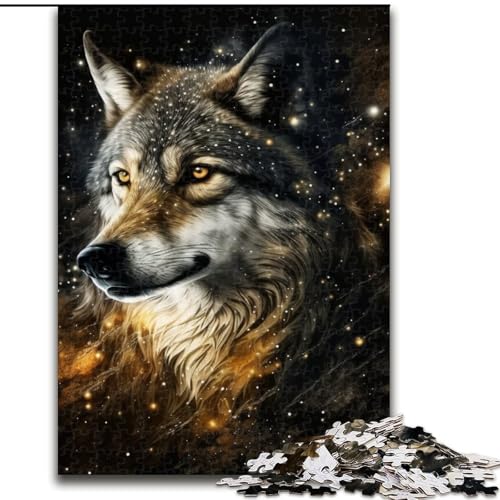 Puzzle für Erwachsene, 1000 Teile, Fantasie-Wolf, aus Holz, lustige Aktivität für zu Hause, 50x75cm, Aktivität für Erwachsene und die Familie, DIY-Geschenk zur Heimdekoration Puzzle für Erwachsene, 1000 Teile, Fantasie-Wolf, aus Holz, lustige Aktivität für zu Hause, 50x75cm, Aktivität für Erwachsene und die Familie, DIY-Geschenk zur Heimdekoration von KAEUVBAOP
