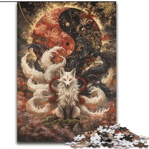 Puzzle für Erwachsene, 1000 Teile, Fuchsgott-Puzzle, Heimdekoration, Denksportspiel für Teenager und Familieninteraktion, 50x75cm von KAEUVBAOP