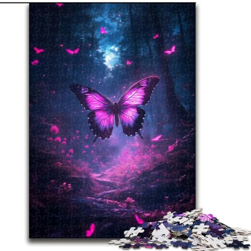 Puzzle für Erwachsene, 1000 Teile, Galaxie-Schmetterlings-Puzzle, anspruchsvolles Denkspiel, Familienaktivität, Heimdekoration, 50x75cm von KAEUVBAOP