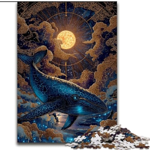 Puzzle für Erwachsene, 1000 Teile, Galaxie-Wal-Puzzle, Spiel für Erwachsene, Geschenk, Familien-Interaktives Spiel, Gehirn-Herausforderung, Geschenk, 50x75cm von KAEUVBAOP