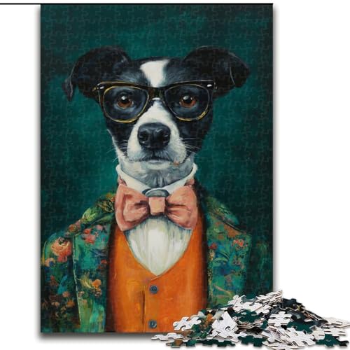 Puzzle für Erwachsene, 1000 Teile, Hunde-Puzzle, kreatives Familienspiel und Heimdekoration, Teenager, 50x75cm von KAEUVBAOP