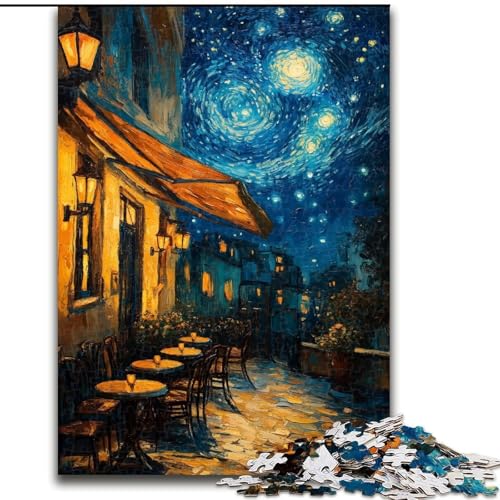 Puzzle für Erwachsene, 1000 Teile, Nachthimmel-Straßenpuzzle, Heimaktivität für Feiertage, Geburtstage und Familienspieleabende, 50x75cm Puzzle für Erwachsene, 1000 Teile, Nachthimmel-Straßenpuzzle, Heimaktivität für Feiertage, Geburtstage und Familienspieleabende, 50x75cm von KAEUVBAOP