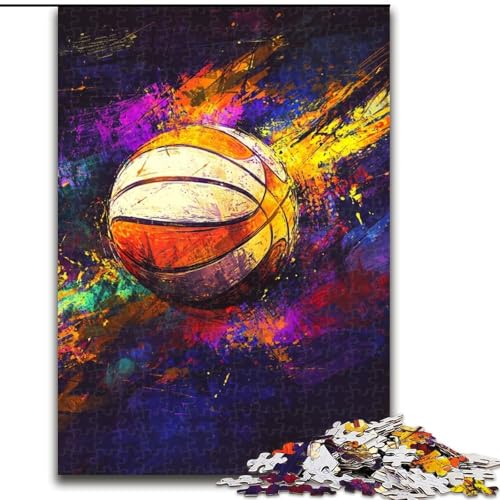 Puzzle für Erwachsene, 1000 Teile, Rauchvolleyball-Puzzle, Spiel für Erwachsene, Geschenk, Familien-Interaktives Spiel, Gehirn-Herausforderung, Geschenk, 50x75cm von KAEUVBAOP