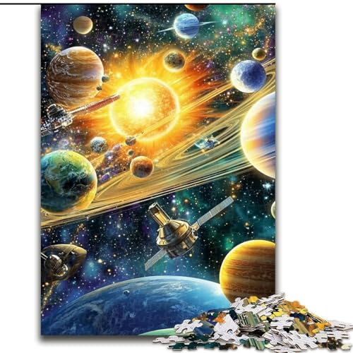 Puzzle für Erwachsene, 1000 Teile, Universum-Galaxie-Puzzle, Spiel für Erwachsene, Geschenk, Familien-Interaktives Spiel, Gehirn-Herausforderung, Geschenk, 50x75cm von KAEUVBAOP