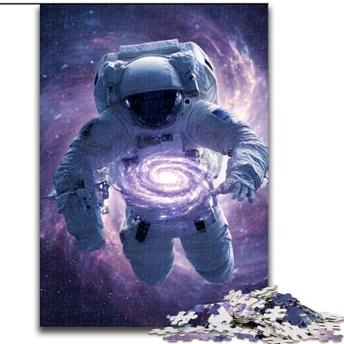 Puzzle für Erwachsene, 1000 Teile, Weltraum-Astronauten-Puzzle, interaktives Familienspiel, DIY-Heimdekoration, Gehirn-Herausforderung, Geschenk, 50x75cm von KAEUVBAOP