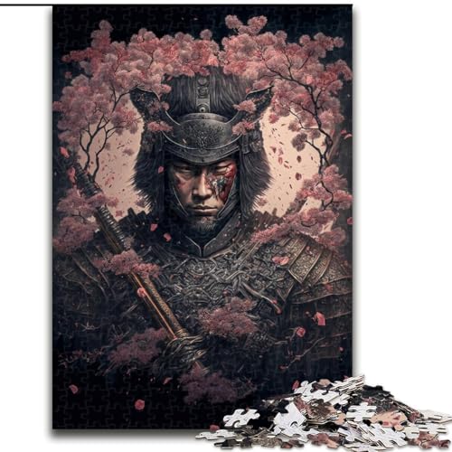 Puzzle für Erwachsene, 1000 Teile, japanischer Ninja, aus Holz, perfekte DIY-Kunstdekoration oder Geburtstagsgeschenk, 50x75cm, für Feiertage, Geburtstage und Spieleabende mit der Familie von KAEUVBAOP