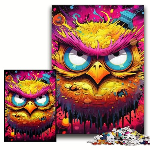 Puzzle für Erwachsene, 1000 Teile, rosa Vogel, 1000-teiliges Puzzle, anspruchsvolles Denkspiel für Teenager, Spaß für den Spieleabend mit der Familie, Größe 50x75cm Puzzle für Erwachsene, 1000 Teile, rosa Vogel, 1000-teiliges Puzzle, anspruchsvolles Denkspiel für Teenager, Spaß für den Spieleabend mit der Familie, Größe 50x75cm von KAEUVBAOP