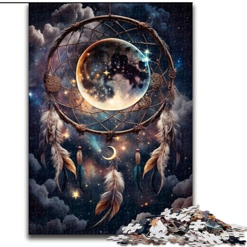Puzzle mit 1000 Teilen, Traumfänger-Geschichten aus Holz, perfekt als Geburtstags-, Weihnachts, 50x75cm, für Heimdekoration, Gehirntraining von KAEUVBAOP