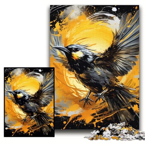 Yellow Sparrow 1000-teiliges Puzzle, anspruchsvolles Denkspiel für Teenager, Größe 26x38cm Yellow Sparrow 1000-teiliges Puzzle, anspruchsvolles Denkspiel für Teenager, Größe 26x38cm von KAEUVBAOP