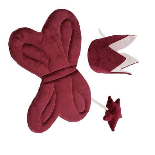 3-teiliges hübsches Mädchen-Outfit-Zubehör-Set, gekrönte Kopfbedeckung und Stern-Zauberstab für Kinder-Fotoshootings und Feiertagsveranstaltungen, Feiertags-Outfits 3-teiliges hübsches Mädchen-Outfit-Zubehör-Set, gekrönte Kopfbedeckung und Stern-Zauberstab für Kinder-Fotoshootings und Feiertagsveranstaltungen, Feiertags-Outfits von KAHDGSS