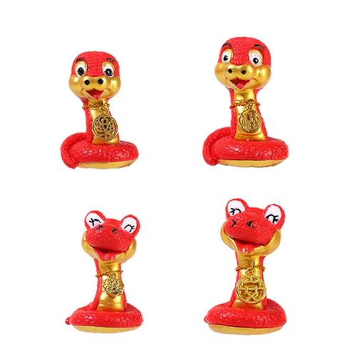 4 Pieces Snake Cake Toppers Harze Figur Für 2025 Zodiacs Celebration Ornamente Für Backbegeisterte Und Dekorateure Schlangenskulptur 4 Pieces Snake Cake Toppers Harze Figur Für 2025 Zodiacs Celebration Ornamente Für Backbegeisterte Und Dekorateure Schlangenskulptur von KAHDGSS