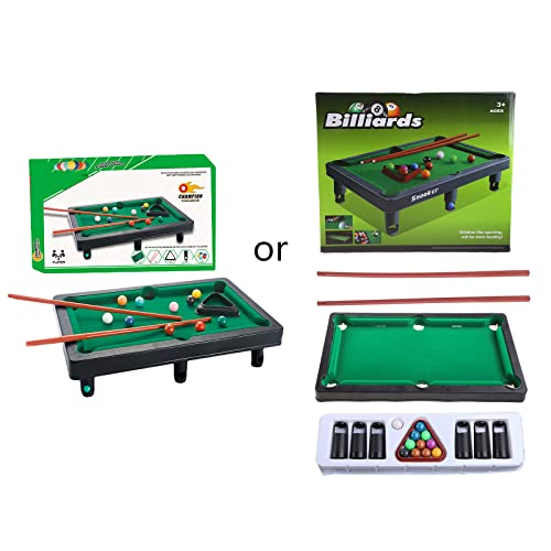 Billardtisch Tabletop Desktop Billard Spiel Mit 2 Sticks & Bällen Home Office Desk Stress Relief Brettspiele Billard Pool Ball Set Tisch Für Desktop Kids Erwachsene Schlafsaal von KAHDGSS
