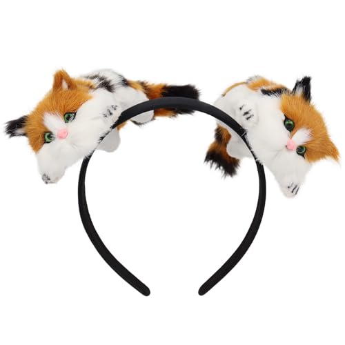 Cartoon Animal Ohrs Dehnbares Haarband Benutzerfreundlicher Stoff Haar Bandfotografie Requisiten Für Cosplay Sports Event Atmungsable Stoff Kopfbedeckung von KAHDGSS