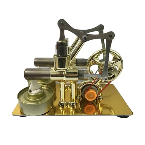 Doppelmotor-Modellbirne, externe Verbrennungswärme, Dampfleistung, Experimentiermotormodell von KAHDGSS