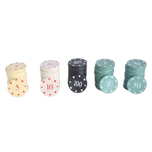 KAHDGSS 100Pcs Professionelle Kunststoff Chip Lehre Münze Karte Spiel Chip Mit Box Für Mathematik Zählen Kinder Lehre Belohnung von KAHDGSS