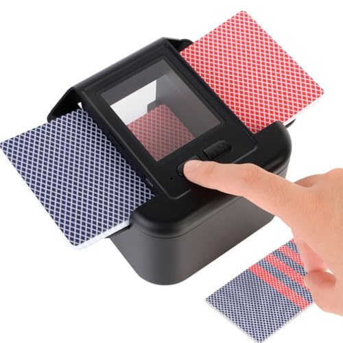 KAHDGSS 2000mha Electric Card Card Sackling Machine Wiederaufladbare Ruhige Geschmeidigere Karten Karten Mischung Für Home Office Oder Reisen von KAHDGSS