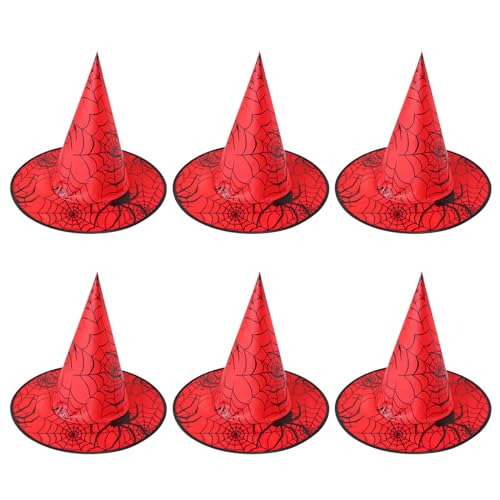 KAHDGSS 6 schöne große Hexenhute, Halloween-Dekorationen, Hexenhut für Kinderpartys, Dekorationen, Partys und Verkleidungen KAHDGSS 6 schöne große Hexenhute, Halloween-Dekorationen, Hexenhut für Kinderpartys, Dekorationen, Partys und Verkleidungen von KAHDGSS