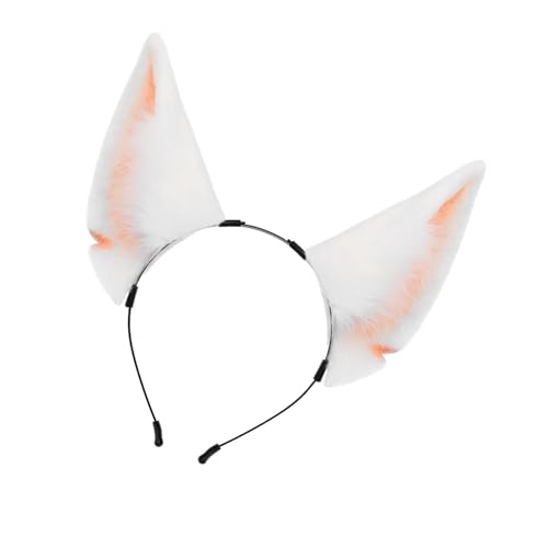 KAHDGSS Animal Cosplay Kostüm Fauxs Pelze Wolf Katzen Füchse Fuzzy Tail Cats Ohren Stirnbänder Halloween Party Kostümzubehör KAHDGSS Animal Cosplay Kostüm Fauxs Pelze Wolf Katzen Füchse Fuzzy Tail Cats Ohren Stirnbänder Halloween Party Kostümzubehör von KAHDGSS