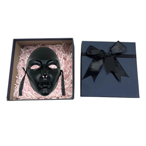 KAHDGSS Bemalbare Gesichtsmaske, Dekoration, Halloween, Cosplay, Vollgesicht, für Damen, Herren, Halloween, Cosplay KAHDGSS Bemalbare Gesichtsmaske, Dekoration, Halloween, Cosplay, Vollgesicht, für Damen, Herren, Halloween, Cosplay von KAHDGSS