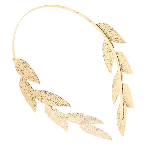 KAHDGSS Brauthaarief Golden Blatt Griechisch Haarstyling Für Live Show Stirnband Carnivals Hexenkostüm KAHDGSS Brauthaarief Golden Blatt Griechisch Haarstyling Für Live Show Stirnband Carnivals Hexenkostüm von KAHDGSS