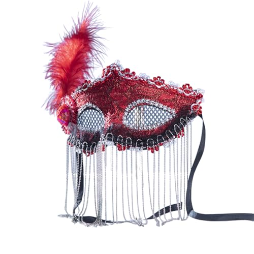 KAHDGSS Damen Herren Kostüme Festival Halloween Gesicht Maskerade Halbgesicht Karneval Party Aufführungen KAHDGSS Damen Herren Kostüme Festival Halloween Gesicht Maskerade Halbgesicht Karneval Party Aufführungen von KAHDGSS