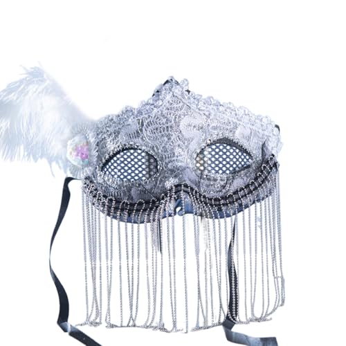 KAHDGSS Damen Herren Kostüme Festival Halloween Gesicht Maskerade Halbgesicht Karneval Party Aufführungen von KAHDGSS