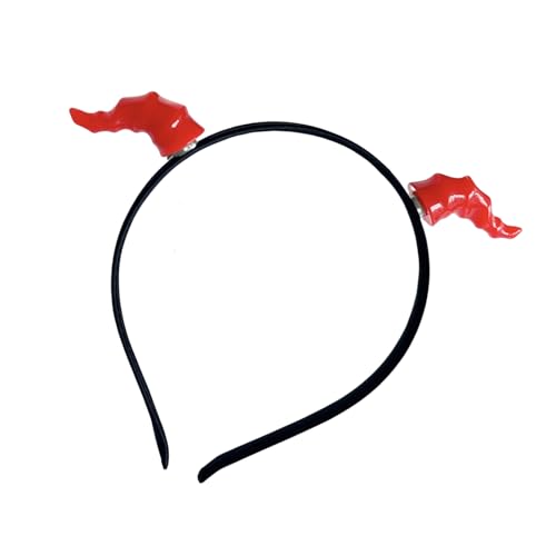 KAHDGSS Devil Horn Hairhoop Für Kostümpartys Rollenspiele Event Haarband Komfortable Kopfstück Für Halloween Party Halloween Kopfstück KAHDGSS Devil Horn Hairhoop Für Kostümpartys Rollenspiele Event Haarband Komfortable Kopfstück Für Halloween Party Halloween Kopfstück von KAHDGSS