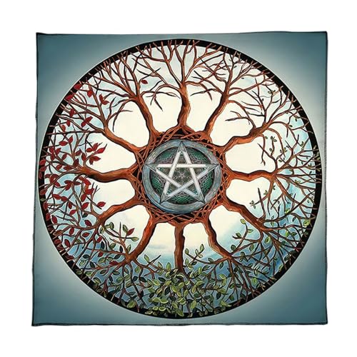 KAHDGSS Divinationen Tischdecke Baumstern Astrologie Tarotkarte Tischdecke Altars Stoff Göttlichkeit Brettspiel Accessoire Tarots Kartentuch KAHDGSS Divinationen Tischdecke Baumstern Astrologie Tarotkarte Tischdecke Altars Stoff Göttlichkeit Brettspiel Accessoire Tarots Kartentuch von KAHDGSS