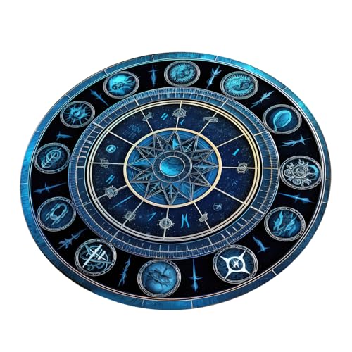 KAHDGSS Divinations Mat Constellations Muster Altäre Tarotkartenpolster Astrologie Pendel Chart Für Gottesheilungen von KAHDGSS