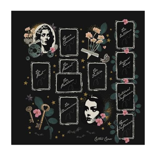 KAHDGSS Divinations Tischdecke Lesekarte Astrologys Tarotkarten Tischdecke Altars Stoff Göttlichkeit Brettspielzubehör von KAHDGSS
