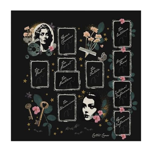 KAHDGSS Divinations Tischdecke Lesekarte Astrologys Tarotkarten Tischdecke Altars Stoff Göttlichkeit Brettspielzubehör von KAHDGSS