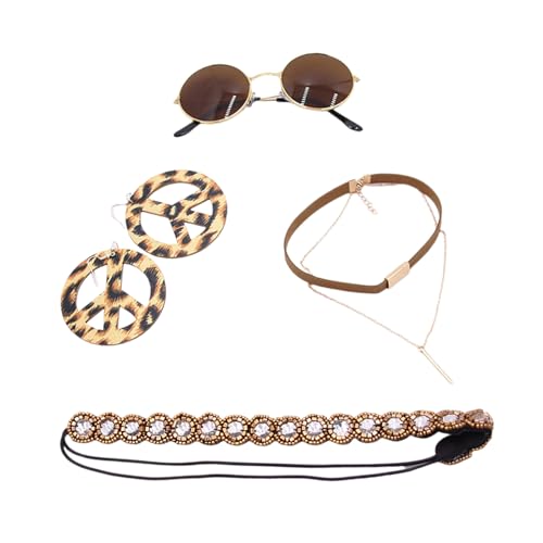 KAHDGSS Exotisches indisches Cosplay-Outfit-Set für Damen, mit handgefertigten Perlen, Choker-Quasten, Knöchelsocken, Ohrringen, Brille für Partys KAHDGSS Exotisches indisches Cosplay-Outfit-Set für Damen, mit handgefertigten Perlen, Choker-Quasten, Knöchelsocken, Ohrringen, Brille für Partys von KAHDGSS
