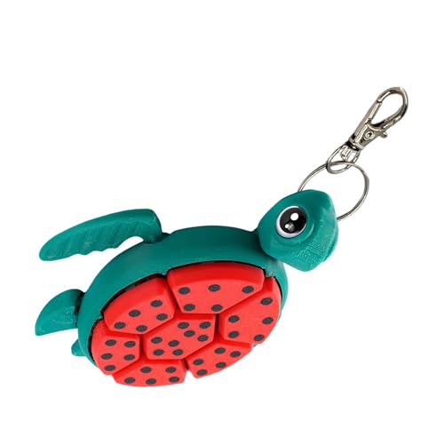 KAHDGSS Fruchtthema Turtles Clickers Schlüsselbund Für Stressabbau Und Handfreisetzung Für Erwachsene Und Kinder Rucksack Hängende Dekorationsbeutel Dekoration Schlüsselbund von KAHDGSS