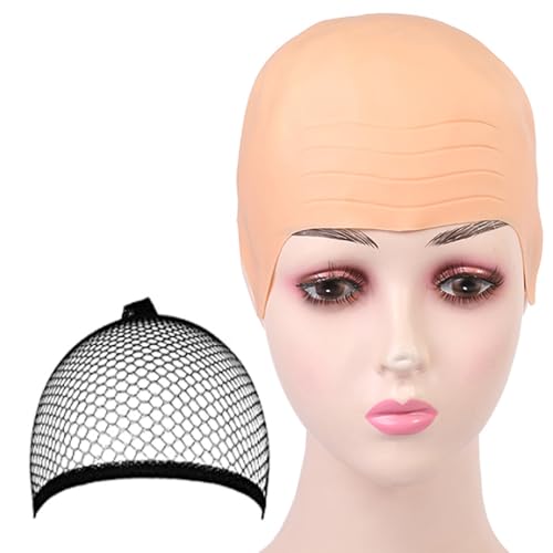 KAHDGSS Glatzkopfkappen, Halloween, Glatzenperücken, Kappen, Cosplay, Hut, Kostüm, für Kinder und Erwachsene, Cosplay-Kostüm, Zubehör für Damen, Herren, Halloween KAHDGSS Glatzkopfkappen, Halloween, Glatzenperücken, Kappen, Cosplay, Hut, Kostüm, für Kinder und Erwachsene, Cosplay-Kostüm, Zubehör für Damen, Herren, Halloween von KAHDGSS