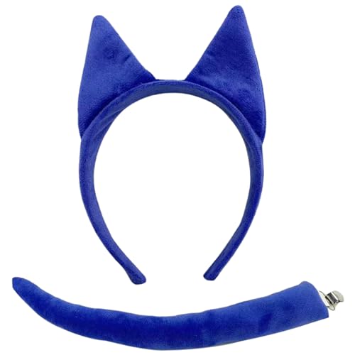 KAHDGSS Halloween-Tier-Kostüm-Set für Kinder, Katzen, Hunde, Esel, Outfit mit Stirnband, Nasenschwanz, Fliege, Rock, Strümpfe, Handschuhe KAHDGSS Halloween-Tier-Kostüm-Set für Kinder, Katzen, Hunde, Esel, Outfit mit Stirnband, Nasenschwanz, Fliege, Rock, Strümpfe, Handschuhe von KAHDGSS