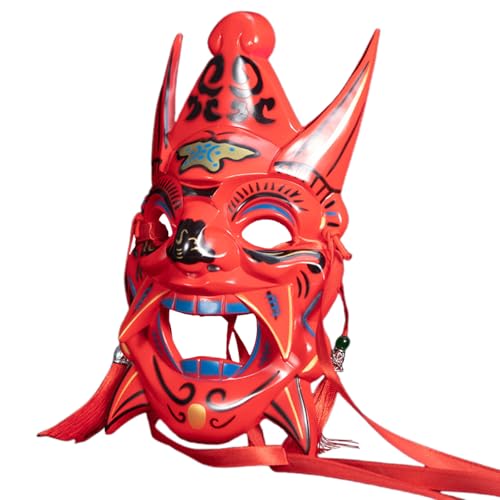 KAHDGSS Hand Bemalten Maske Maskerade Dekorationsmaske Für Frauen Männer Halloween Partymaske Für Maskerade Halloween Dress Up von KAHDGSS