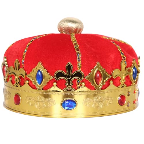 KAHDGSS King Crowns Party König Königin Kronen Für Geburtstag Kronen Halloween Kostümzubehör Für Kinder Erwachsene Party Kopfbedeckung KAHDGSS King Crowns Party König Königin Kronen Für Geburtstag Kronen Halloween Kostümzubehör Für Kinder Erwachsene Party Kopfbedeckung von KAHDGSS