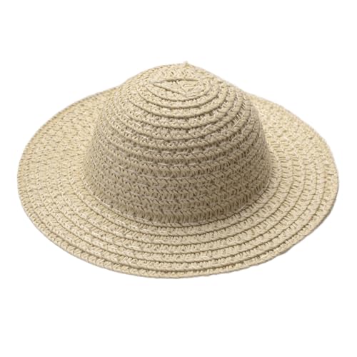 KAHDGSS Kleiner Hut, unlackiert, leicht, Rattan-Papierhüte für handgefertigte Bastelarbeiten, Urlaub, Party, Dekoration, Nähzubehör, Urlaubsbasteln von KAHDGSS
